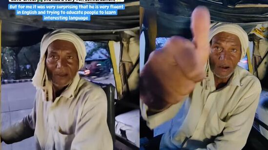 फाडफाड इंग्रजी बोलणाऱ्या रिक्षाचालकाचा व्हिडिओ व्हायरल