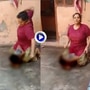 आईने मुलाला केलेल्या मारहाणीचा अंगाचा थरकाप VIDEO व्हायरल