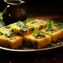 पिझ्झा ढोकळा पिझ्झा ढोकळा