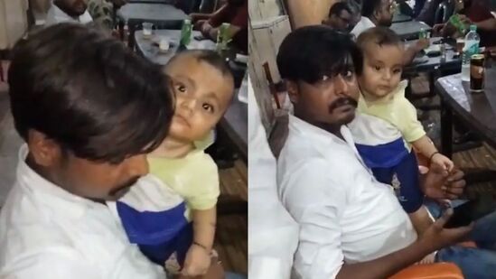 तान्ह्या बाळाला दूधाऐवजी बिअर पाजणाऱ्या पित्याचा व्हिडिओ व्हायरल