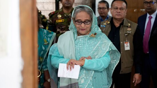 FILE- Former Bangladesh Prime Minister Sheikh Hasina (AP Photo/Altaf Qadri, File)