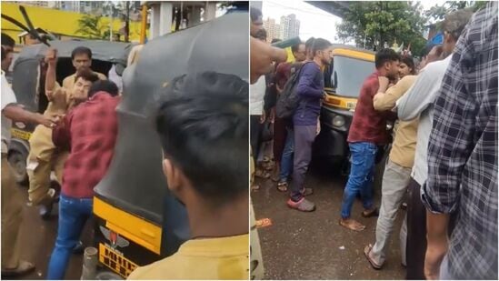 मानखुर्द रेल्वे स्थानकाबाहेर ऑटो चालकांची तरुणाला मारहाण