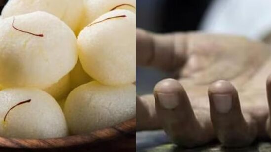 झोपून रसगुल्ला खाणे बेतले तरुणाच्या जिवावर! घशात अडकून झाला तडफडून मृत्यू,  कुटुंबाला बसला धक्का 