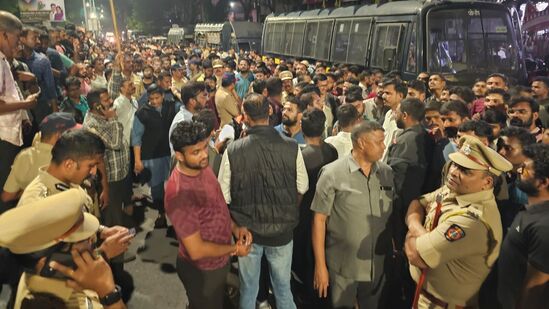 Pune MPSC student protest 