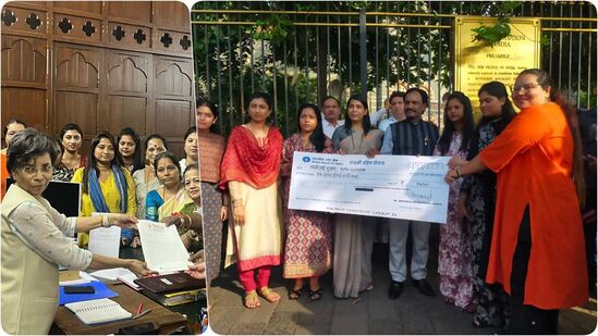 ठाकरे गटाकडून पोलीस महासंचालकांना १५०० रुपयांचा ‘लाडकी बहीण’चा चेक