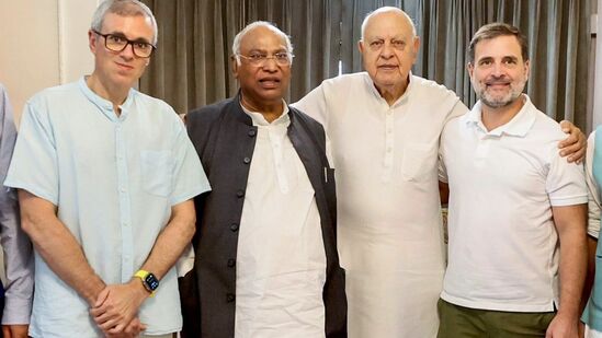 जम्मू-काश्मीर विधानसभेसाठी काँग्रेस आणि नॅशनल कॉन्फरन्समध्ये जागावाटपाची घोषणा