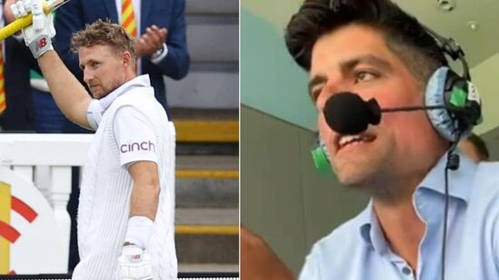 Joe Root : जो रूटच्या शतकानंतर ॲलिस्टर कुकची रिअ‍ॅक्शन कशी होती? लॉर्ड्सवर दिसला ऐतिहासिक क्षण, एकदा पाहाच!