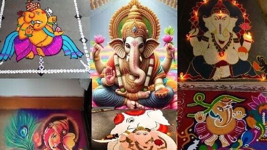 हिंदू धर्मात गणेश चतुर्थीला विशेष महत्त्व आहे. या दिवशी गणपतीची पूजा केल्याने जीवनातील सर्व अडथळे दूर होतात, असे मानले जाते. यंदा देशभरात ७ सप्टेंबरपासून गणेशोत्सवचा उत्सव सुरू होणार आहे आणि गणेश विसर्जन १७ सप्टेंबर रोजी होणार आहे. गणेशोत्सवात लोक बाप्पाच्या स्वागतासाठी घराच्या अंगणात सुंदर रांगोळी काढतात.&nbsp;