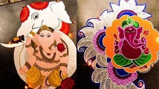 गणेशोत्सवाला आता अवघे काही दिवस उरले आहेत. बाप्पाच्या आगमनासाठी गणेश भक्तांनी घरोघरी जय्यत तयारी सुरू केली आहे. ज्याची सुरुवात घराच्या अंगणात काढलेल्या रांगोळीने होईल. रांगोळी हे शुभाचे प्रतीक मानले जाते. हिंदू धर्मात प्रत्येक शुभ कार्यासाठी रांगोळी नक्कीच काढली जाते.&nbsp;