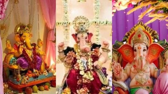 गणेश चतुर्थीला बाप्पाला घरी आणण्यासाठी प्रत्येक जण उत्साही असतो. गणेशोत्सवाची तयारी करताना सर्वात मोठे काम म्हणजे बाप्पाची आरास, डेकोरेशन करणे महत्त्वाचे असते. तुम्ही फोटोंमध्ये अनेकदा पाहिले असेल की मूर्ती ठेवलेल्या जागेच्या मागील सजावट खूप सुंदर दिसते. तुम्हालाही तुमच्या छोट्या मंदिरातील बाप्पाच्या मूर्तीमागे अशी आकर्षक सजावट हवी असेल तर या टिप्सची मदत घ्या. बघा किती सुंदर बॅकग्राउंट तयार होईल.&nbsp;