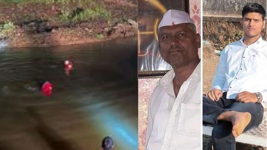 घरातील गणपतीचे विसर्जन करण्यास गेलेल्या कुटुंबावर काळाचा घाला; बाप-लेकाचा बुडून मृत्यू , मावळ तालुक्यातील घटना 