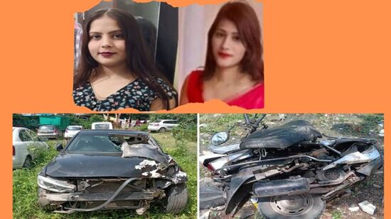 बीएमडब्ल्यू कारच्या धडकेत स्कूटीवर स्वार दोन तरुणी ठार