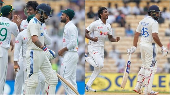 IND vs BAN : चेन्नईत रोहित, विराट-शुभमनचा फ्लॉप शो, नवख्या हसन महमुदनं स्वस्तात गुंडाळलं
