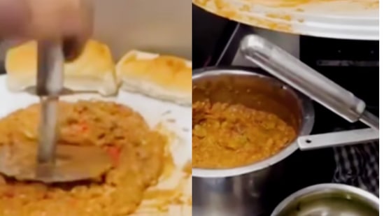pav bhaji viral video