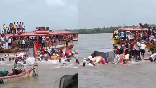 अंधेरीचा राजाच्या विसर्जनादरम्यान भाविकांची बोट उलटली
