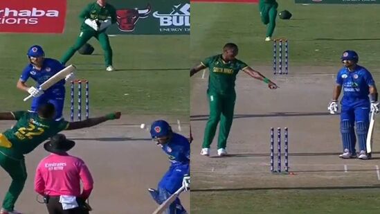 Rahmat Shah was the first of three players to be run out in the third ODI.