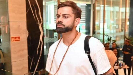 Virat Kohli in the Kanpur hotel where Team India is putting up