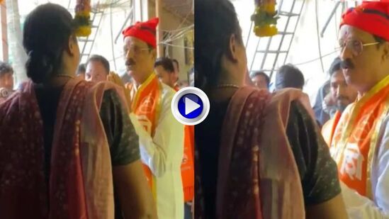 सदा सरवणकर प्रचाराला येताच महिलेचा राग अनावर