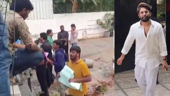 Allu Arjun : अल्लू अर्जुनच्या घरावर फेकले टोमॅटो, केली तोडफोड! उस्मानिया विद्यापीठाच्या आठ सदस्यांना अटक