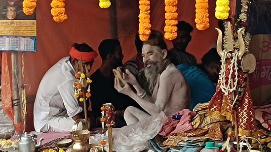 टिळा, काजळ, फुलांची माळ, पायात कडे हे पुढील महत्वाचे श्रृंगार आहेत. नागा साधू नेहमी त्यांच्या कपाळावर एक लांब टिळा लावतात, जे शिवभक्तीचे प्रतीक मानले जाते. ते डोळ्यांना काजळ किंवा सुरमा लावतात. कंबरेभोवती फुलांची माळा घालतात, पायात लोखंडी किंवा चांदीचे कडे घालतात.&nbsp;