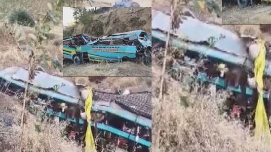 नाशिक जिल्ह्यातील सापूतारा घाटात भीषण अपघात! खासगी बस २०० फूट दरीत कोसळली, ७ जण ठार, १५ गंभीर जखमी