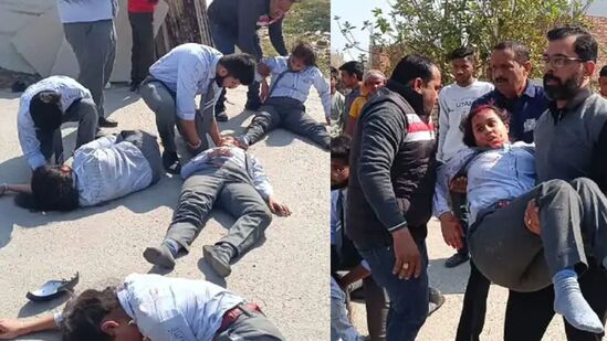 भरधाव कारने विद्यार्थिनींना चिरडले