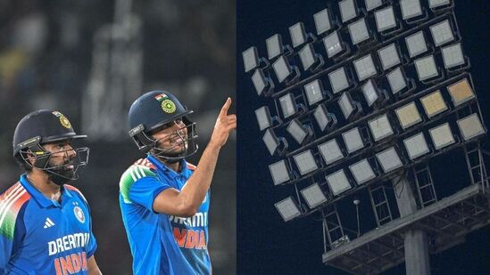 Ind vs Eng : कटकमध्ये रोहित शर्माची स्फोटक फलंदाजी, मध्येच फ्लडलाईट बंद पडल्या, चाहते संतापले