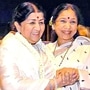 आशा भोसले और लता मंगेशकर आशा भोसले और लता मंगेशकर