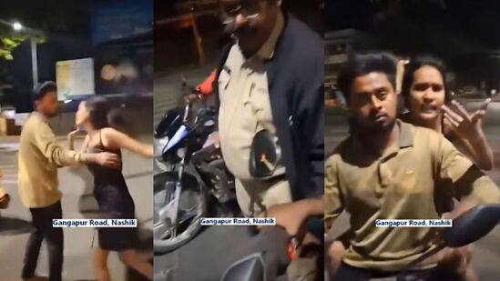 व्हायरल व्हिडिओ: दारूच्या नशेत तर्रर्रर्र असलेल्या तरुणीचा भररस्त्यात राडा