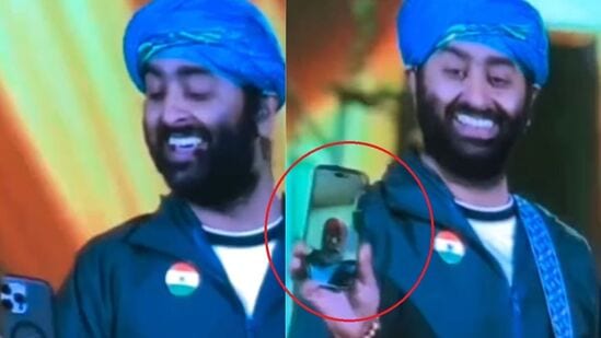 अरिजीत सिंह के पिता की वीडियो कॉल