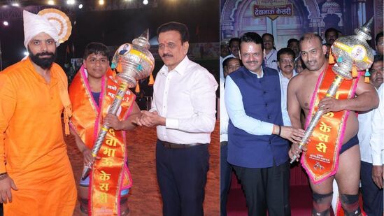 आंतरराष्ट्रीय कुस्तीत भारतीय पैलवानच भारी, जामनेर मध्ये अमृता पुजारी आणि विजय चौधरीचे वर्चस्व