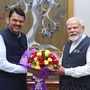 देवेंद्र फडणवीस यांनी घेतली पंतप्रधान नरेंद्र मोदींची भेट