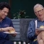 Bill Gates-Sachin : बिल गेट्स यांनी सचिनसोबत मारला 'वडा पाव'वर ताव, मुंबईतील व्हिडीओ व्हायरल