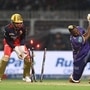 KKR vs RCB : अजिंक्य रहाणे-सुनील नरेनचा धमका, पण केकेआरची मधली फळी फ्लॉप, आरसीबीसमोर १७५ धावांचे लक्ष्य