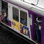 Mumbai, India. May 26, 2025: A local train stopped between Kurla and Sion due to heavy rain. Mumbai City witnessed heavy rain and waterlogging on Monday, The India Meteorological Department (IMD) issued a red alert to Mumbai and neighbouring Thane and Palghar districts. Mumbai, India. May 26, 2025. (Photo by Raju Shinde/ Hindustan Times) Mumbai, India. May 26, 2025: A local train stopped between Kurla and Sion due to heavy rain. Mumbai City witnessed heavy rain and waterlogging on Monday, The India Meteorological Department (IMD) issued a red alert to Mumbai and neighbouring Thane and Palghar districts. Mumbai, India. May 26, 2025. (Photo by Raju Shinde/ Hindustan Times)