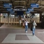 Ghatkopar Metro Station in Mumbai on a normal day.