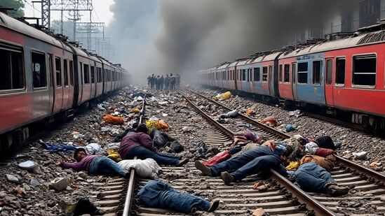 Mumbai Train (AI Image)