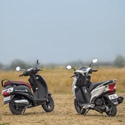 Can Honda’s Grazia (right) end Suzuki Access’ monopoly in the 125cc market? Can Honda’s Grazia (right) end Suzuki Access’ monopoly in the 125cc market?