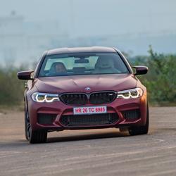While the earlier car looked like a stout powerlifter, the new BMW M5 looks a whole lot more athletic. While the earlier car looked like a stout powerlifter, the new BMW M5 looks a whole lot more athletic.