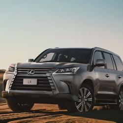 The new LX 570 is powered by a 5.7-litre V8 petrol engine.