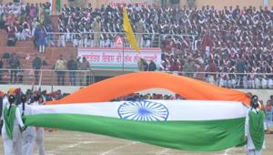 Standing for the national anthem is a “sign” of respect. But more importantly, it is the mark of a relationship. The anthem starts with “jana”, the people. And it talks of the jana’s mana, that is, the people’s minds. It does not talk of the nation-State, the government, its laws and rules (Representative Photo) Standing for the national anthem is a “sign” of respect. But more importantly, it is the mark of a relationship. The anthem starts with “jana”, the people. And it talks of the jana’s mana, that is, the people’s minds. It does not talk of the nation-State, the government, its laws and rules (Representative Photo)