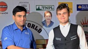 Norway's Magnus Carlsen dominated Viswanathan Anand in their world title clashes in 2013 and 2014.(PTI) Norway's Magnus Carlsen dominated Viswanathan Anand in their world title clashes in 2013 and 2014.(PTI)
