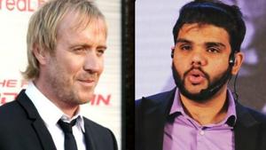 Rhys Ifans (left), who plays Dr Curtis Connors in The Amazing Spider-Man (2012); and Abhinav Verma, arrested in a fake-note racket, who was inspired by Marvel comics by his own admission. (Photos: HT/Facebook) Rhys Ifans (left), who plays Dr Curtis Connors in The Amazing Spider-Man (2012); and Abhinav Verma, arrested in a fake-note racket, who was inspired by Marvel comics by his own admission. (Photos: HT/Facebook)