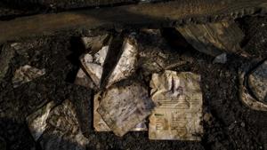 Destroyed books inside a partially-burned government high school in Goripora on the outskirts of Srinagar.(AP File Photo) Destroyed books inside a partially-burned government high school in Goripora on the outskirts of Srinagar.(AP File Photo)