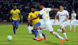 Kochi’s Jawaharlal Nehru Stadium was the first stadium to get ratified by a high-level FIFA delegation in October.(PTI) Kochi’s Jawaharlal Nehru Stadium was the first stadium to get ratified by a high-level FIFA delegation in October.(PTI)
