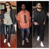 By opting for classic white kicks that go with almost anything, celebs are playing it smart.(Yogen Shah) By opting for classic white kicks that go with almost anything, celebs are playing it smart.(Yogen Shah)