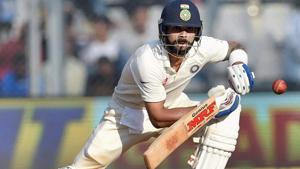 India captain Virat Kohli scored his 15th Test century on Day 3 of the fourth Test against England at the Wankhede Stadium in Mumbai on Saturday.(PTI) India captain Virat Kohli scored his 15th Test century on Day 3 of the fourth Test against England at the Wankhede Stadium in Mumbai on Saturday.(PTI)
