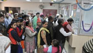 Banking officials accounted for more than 50% of public servants who were penalised by vigilance officers in the past five years.(Ravi Kumar/HT File Photo) Banking officials accounted for more than 50% of public servants who were penalised by vigilance officers in the past five years.(Ravi Kumar/HT File Photo)