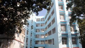 The MGMCH’s new sprawling five-storey building(Manoj Kumar/HT Photo) The MGMCH’s new sprawling five-storey building(Manoj Kumar/HT Photo)