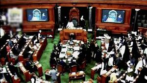 A scene in the Lok Sabha during the ongoing winter session of Parliament, in New Delhi on Wednesday.(PTI) A scene in the Lok Sabha during the ongoing winter session of Parliament, in New Delhi on Wednesday.(PTI)